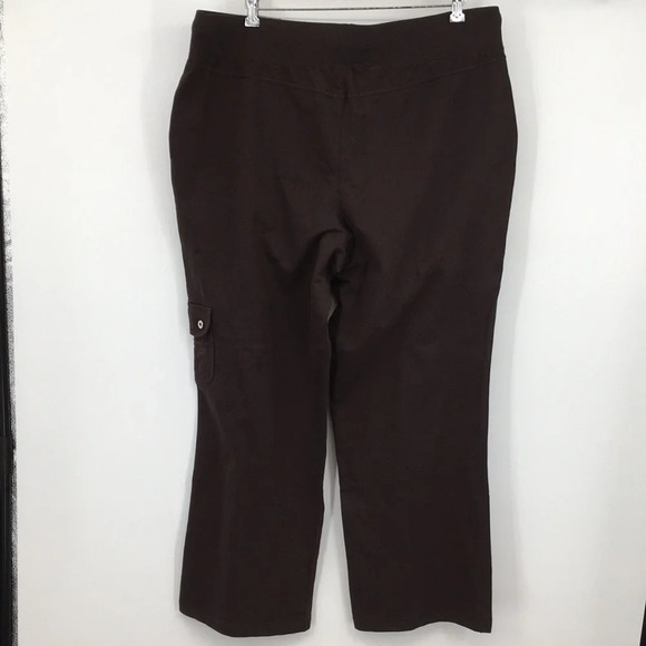 V Sport By Venezia Lane Bryant Unwind Brown Knit Sweat Pants Womens 18/20 Cotton - Picture 7 of 16